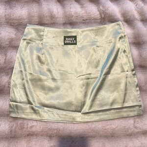 Daily Drills Silky Mini Skirt